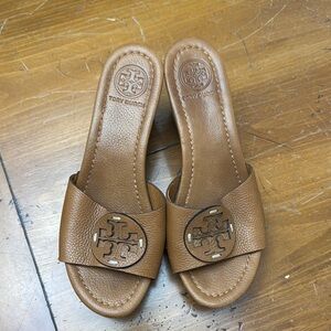 Tory Burch Women's Brown Slide wedge